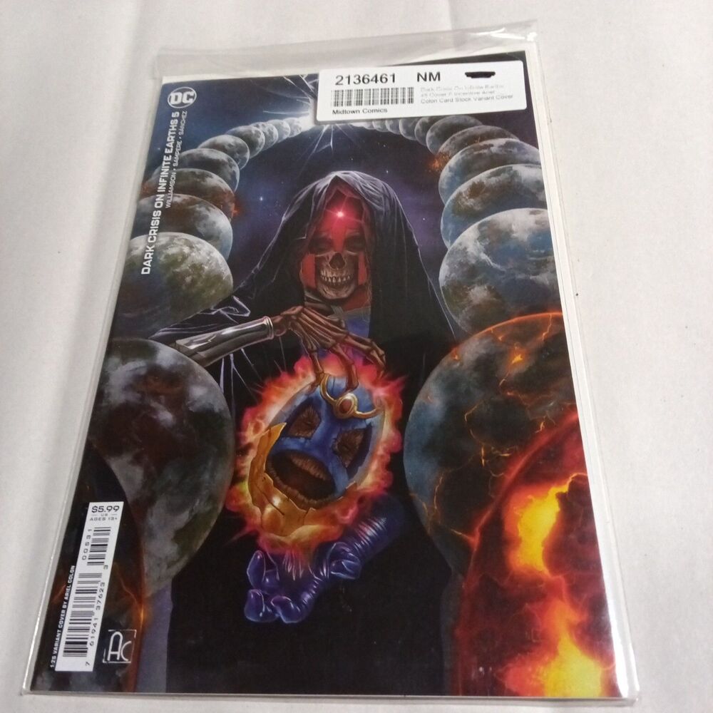 Dark Crisis On Infinite Earth # 5 Colon Card Stock Variant 1: 25
